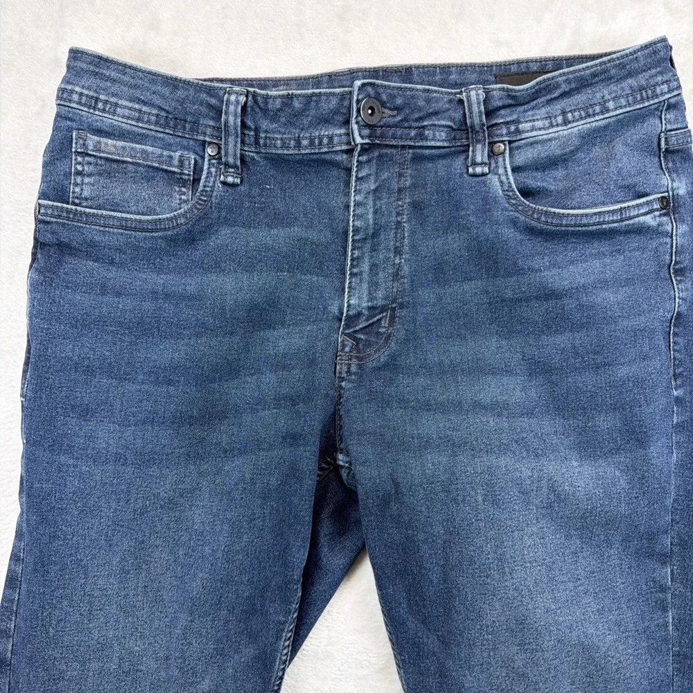 The Perfect Jean NYC Slim Fit Stretch Jeans Men's 34x32 Medium Wash Denim